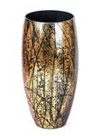 Vase en verre peint à la main Doré - Verre - 16 x 30 x 16 cm