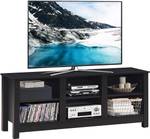 Banc TV TI86286NAFR Noir - Bois manufacturé - 40 x 40 x 135 cm