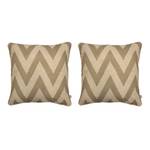 2 Housses de coussin NAF NAF MEENA CARRÉ Beige