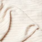 Baumwolldecke mit Zopfmuster Cremeweiß - 130 x 170 cm