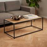 Couchtisch Denver Braun - Metall - 50 x 40 x 100 cm