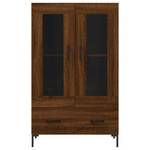 Highboard DE2729 Eiche Schwarzbraun Dekor