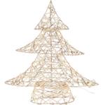 Weihnachtsdeko, Weihnachtsbaum LED Gold - Kunststoff - 10 x 40 x 40 cm