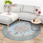 Teppich Vintage R Lily Medaillon Hellblau - 200 x 200 cm