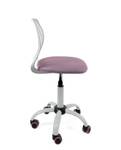 Chaise de bureau enfant SAWI (rose) Rose foncé - Blanc