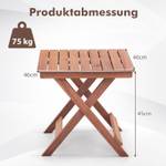 Gartentisch TI93739DE Braun - Holzwerkstoff - 46 x 45 x 46 cm