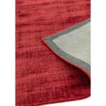 Tapis de salon moderne fait main LAME Rouge - 200 x 290 cm