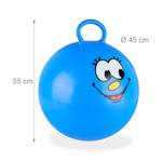 Ballon sauteur pour enfant Bleu - Matière plastique - 45 x 55 x 45 cm