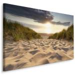 Leinwandild Meer Strand Dünen Natur 3D 40 x 30 x 30 cm