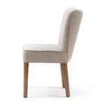 Esszimmerstuhl Louise Dining Chair Beige - Textil - 55 x 88 x 62 cm