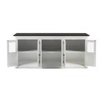 Buffet Halifax 3 Noir - En partie en bois massif - 200 x 90 x 50 cm