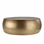 Couchtisch JONAS Gold - Metall - 106 x 35 x 106 cm