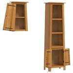 Badmöbel Set 3223460 (2-teilig) Braun - Massivholz - Holzart/Dekor - 48 x 170 x 32 cm