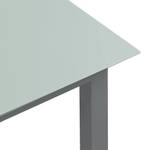 Table de jardin 3008682 Gris - Métal - 90 x 74 x 190 cm