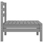 Garten-Lounge-Set Grau - Massivholz - Holzart/Dekor - 64 x 63 x 64 cm