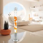 Stehlampe ALAN Graumetallic - Orange - Silber - Durchscheinend