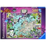 500 Puzzle Europakarte Teile
