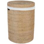 Wäschekorb Cleo Beige - Rattan - 30 x 40 x 30 cm