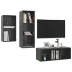 TV-Schrank 3er Set D198 Hochglanz Anthrazit