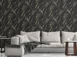 Casual Living - Tapete Marmoroptik Schwarz - Gold - Kunststoff - Textil - 53 x 1050 x 1 cm