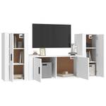 TV-Schrank 3er Set D217 Weiß