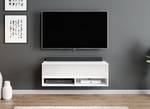 TV-Schrank Alyx 100 cm Weiß mit LED Weiß