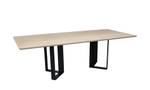 Table de repas Slim Marron - Bois massif - Bois/Imitation - 200 x 75 x 100 cm