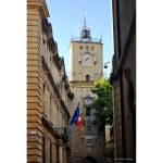 Tableau mural tour de l'horloge Aix-en-P 30 x 45 cm