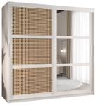 ARMOIRE À PORTES COULISSANTES PLECIONKA Largeur : 180 cm - Argenté