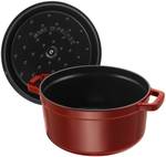 Kasserolle Cocotte Rot - Stein - 2 x 19 x 28 cm