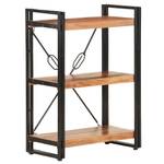 Bücherregal 3006652-1 Braun - Massivholz - Holzart/Dekor - 30 x 80 x 60 cm