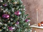 Weihnachtsbaumkugeln ASTRALE Blau - Pink - Glas - 6 x 9 x 6 cm