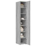 Highboard DE1908 Grau - Holzwerkstoff - 43 x 185 x 30 cm