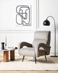 Fauteuil SVALOV Gris - Taupe