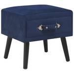 Nachttische 2er Set W260 Blau - Massivholz - 40 x 40 x 35 cm