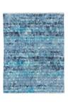 Designer Teppich - 305 x 241 cm blau 