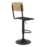 Tabouret de bar Clem (Lot de 2) Marron châtaignier