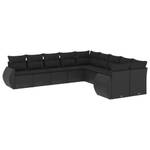 Gartensitzgruppe K844(1-tlg) Schwarz - Massivholz - 34 x 53 x 55 cm