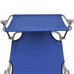 Chaise longue 3004999 Bleu - Métal - 58 x 27 x 189 cm