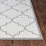 Tapis MOAB Gris - Blanc - Matière plastique - Textile - 160 x 1 x 220 cm