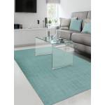 Tapis salon NEO UNI ⌀100 vert tufté main Vert - 100 x 7 x 100 cm