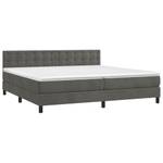 Boxspringbett 3017290-28 Dunkelgrau - Breite: 200 cm