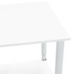 Bureau FOCUS Blanc - Bois massif - 80 x 75 x 160 cm