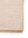 Tapis de couloir en laine Bent Blanc crème - 70 x 200 cm