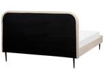 Doppelbett FLAYAT Beige - Schwarz - Creme - Breite: 173 cm