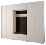 Garderobe Inova 2 Z9 Braun - Gold - Weiß - Gold