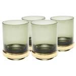 Verres à eau Innocent (lot de 4) Vert - Verre - 9 x 12 x 9 cm