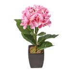 Künstliche Hortensien in Topf Pink