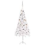 Künstlicher Weihnachtsbaum 3009453-2 Pink - Weiß - Kunststoff - 75 x 210 x 75 cm
