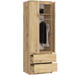 Armoire S60 2P 2T CLP Chêne clair